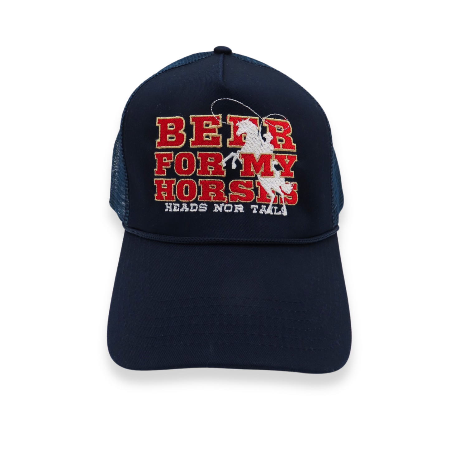 Beer & Horses 5 Panel Trucker Hat