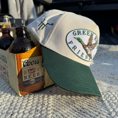 Green Head Friendly Two-Tone Trucker Hat
