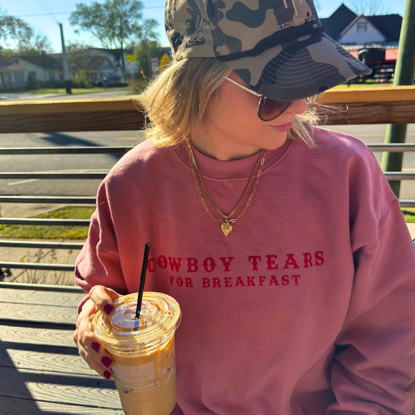 Cowboy Tears Crewneck