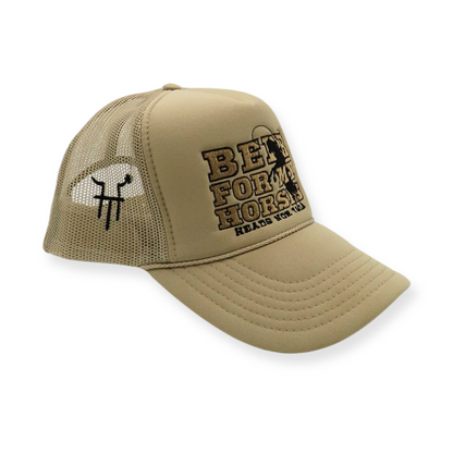 Beer & Horses 5 Panel Foam Trucker Hat