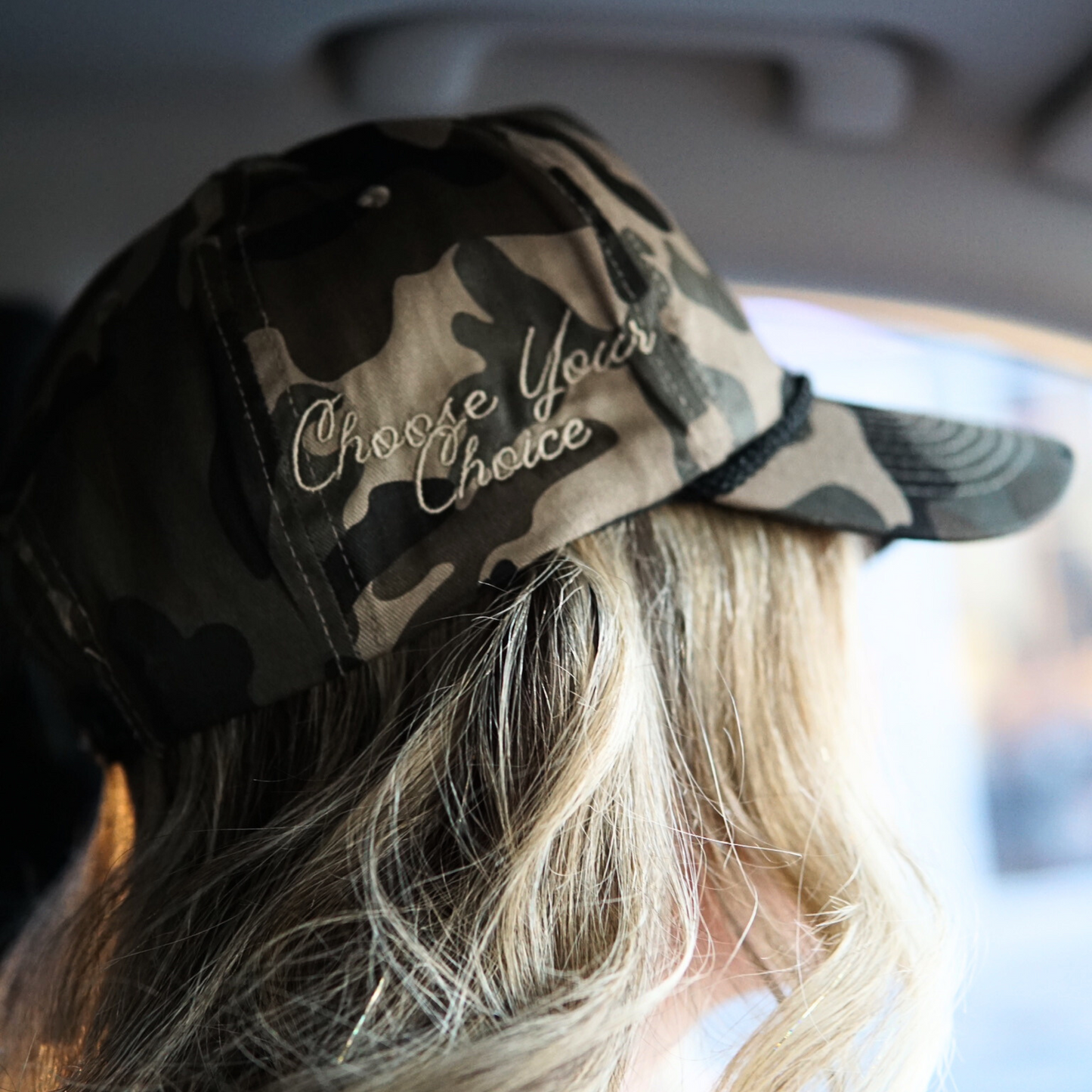 Camo Logo 5 Panel Trucker Hat