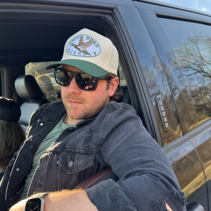 Green Head Friendly Two-Tone Trucker Hat