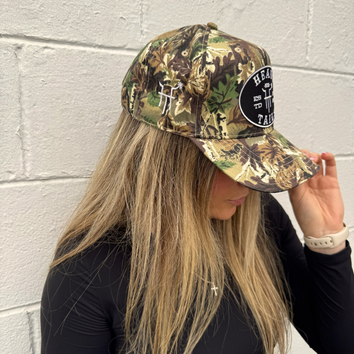 HNT Camo Patch Trucker Hat