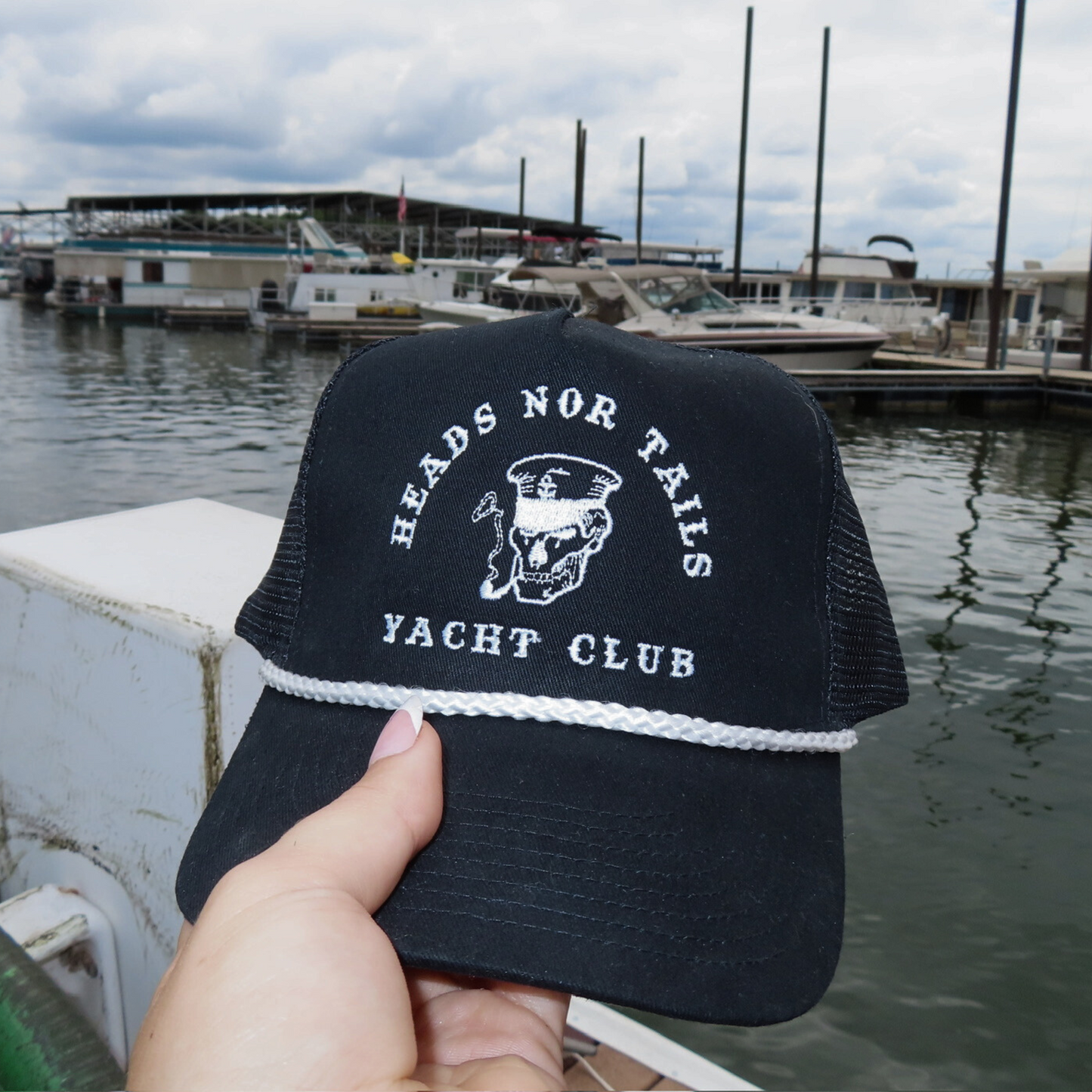 Yacht Club 5 Panel Trucker Hat